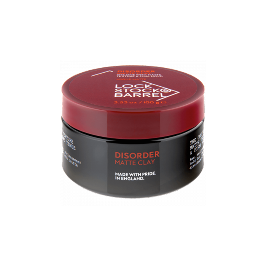 Lock Stock & Barrel Жесткая глина Disorder Matte Clay 100 г