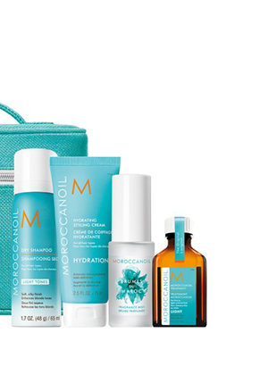 Дорожный набор Moroccanoil 2022 для светлых волос
